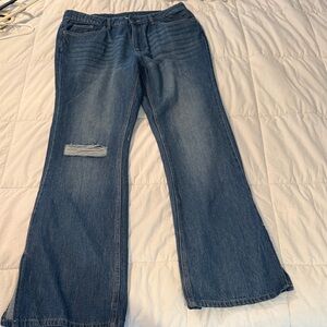 VENUS Blue Flare & Wide Leg Jeans